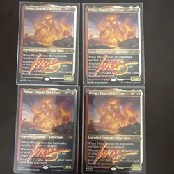 MTG: Signed By Artist - Phlage, Titan of Fire's Fury - Foil Etched - MH3 - Nice! - Image 1