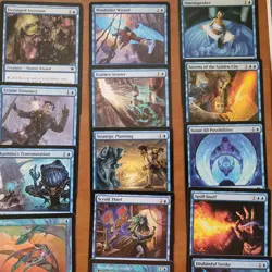 Azami's Blue WIZARDS Tribal Magician Sorcerer ***COMMANDER DECK*** 100 MTG Cards - Image 10