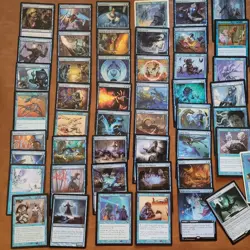 Azami's Blue WIZARDS Tribal Magician Sorcerer ***COMMANDER DECK*** 100 MTG Cards - Image 3
