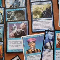 Azami's Blue WIZARDS Tribal Magician Sorcerer ***COMMANDER DECK*** 100 MTG Cards - Image 5