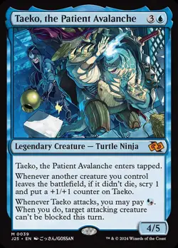 MTG  Taeko, the Patient Avalanche (Anime) [Foundations Jumpstart] Near Mint - Image 1