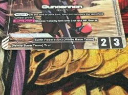 Guncannon (R+) - Edition Beta (GD01_b) Gundam Card Game TCG Foil Alt Art NEW - Image 2