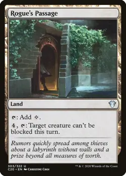 MTG  Rogue's Passage [Commander 2020] Near Mint - Image 1