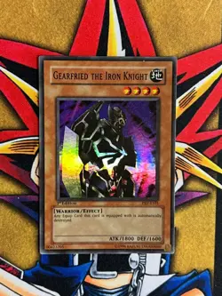 PSV-E101 Gearfried The Iron Knight Super Rare 1st Edition LP Yugioh Card - Image 3