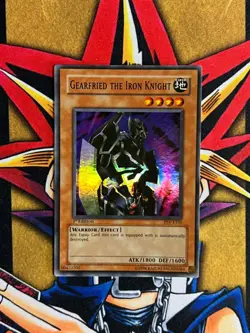 PSV-E101 Gearfried The Iron Knight Super Rare 1st Edition LP Yugioh Card - Image 5