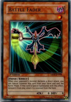 ABPF-EN006 Battle Fader Ultra Rare Mixed Editions VLP Yugioh Card - Image 1