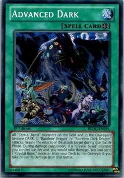 REDU-EN094 Advanced Dark 1st Edition Secret Rare LP Yugioh Card - Image 1