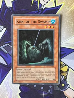 HL1-EN006 King Of The Swamp Super Rare VLP Yugioh Card - Image 1