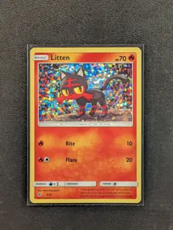 Litten #3 – McDonald's Promo 2017 Holo Pokémon Card LP - Image 3