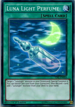 TDIL-EN054 Luna Light Perfume Super Rare 1sr Edition NM Yugioh Card - Image 3