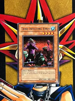 DR1-EN131 Tribe-Infecting Virus Rare UNL Edition LP Yugioh Card - Image 7