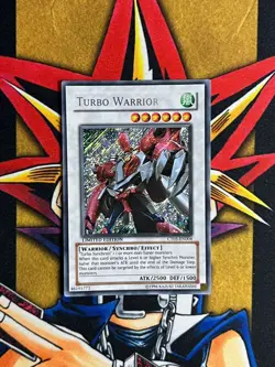CT05-EN004 Turbo Warrior Secret Rare Limited Edition NM Yugioh Card - Image 3