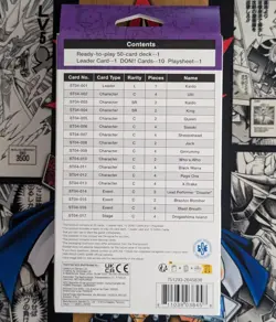 One Piece Card Game ST04 Animal Kingdom Pirates Starter Deck Sealed - Image 2