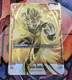 Son Goku FP-006 Gold Promo	 Dragon Ball Super Fusion World Card (DBSFW_PR) LP - Image 1