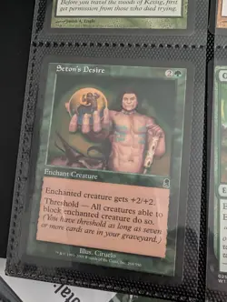 Magic the Gathering MTG Seton's Desire (268) Odyssey NM (G) - Image 1