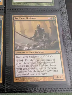 Rot Farm Skeleton  98  MTG  NM Dragon's Maze (G) - Image 1