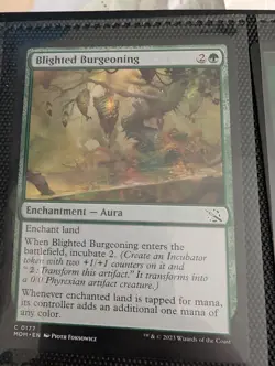 Blighted Burgeoning  177  MTG  NM March of the Machine (G) - Image 1
