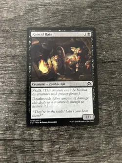 MTG 1x Rancid Rats x1 LP Shadows over Innistrad - Image 1