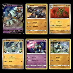 6x Golurk V Lot 70 Sword Shield Evolving Skies Pokemon Cards Collection Set TCG - Image 1