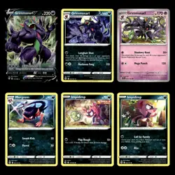 6x Grimmsnarl V Lot 114 Sword Shield Darkness Ablaze Pokemon Cards Collection - Image 1