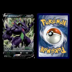 6x Grimmsnarl V Lot 114 Sword Shield Darkness Ablaze Pokemon Cards Collection - Image 3