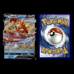 6x Kingler V Lot 28 Sword Shield Brilliant Stars Pokemon Cards Collection Set - Image 3