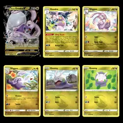 6x Hisuian Goodra V Lot 135 Sword Shield Lost Origin Pokemon Cards Collection - Image 1