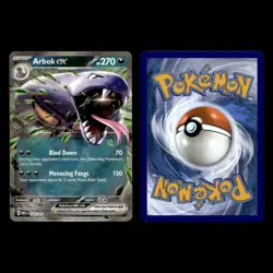 6x Arbok ex Lot 24 Scarlet Violet Series Scarlet Violet 151 Pokemon Cards Set - Image 3
