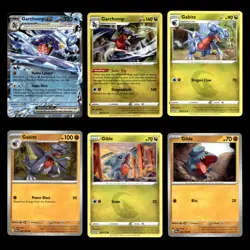 6x Garchomp ex Lot 38 Scarlet Violet Series Paradox Rift Pokemon Cards Set TCG - Image 1