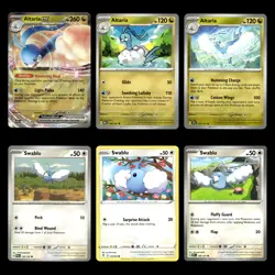 6x Altaria ex Lot 140 Scarlet Violet Series Paradox Rift Pokemon Cards Set TCG - Image 1