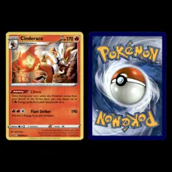 6x Cinderace Lot 28.0 Sword Shield Chilling Reign Pokemon Cards Collection Set - Image 4