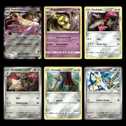 6x Aegislash ex Lot 135.0 Scarlet Violet Series Paradox Rift Pokemon Cards Set - Image 1