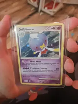 Drifblim DP34 Diamond and Pearl Promos Holo Card 2008 Vintage LP - Image 2