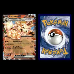6x Arcanine Growlithe Lot 32.0 Sword Shield Fusion Strike Pokemon Cards Set - Image 3