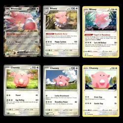 6x Blissey ex Lot 134.0 Scarlet Violet Series Twilight Masquerade Pokemon Cards - Image 1