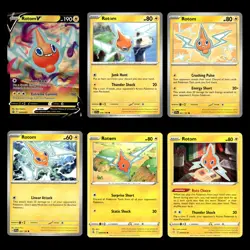 6x Rotom V Lot SWSH257 Promo Pokemon Cards Collection Set Deck Building TCG - Image 1