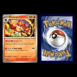 6x Simisear V Lot 22 Sword Shield Crown Zenith Pokemon Cards Collection Set TCG - Image 4