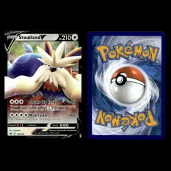 6x Stoutland V Lot 116 Sword Shield Crown Zenith Pokemon Cards Collection Set - Image 3