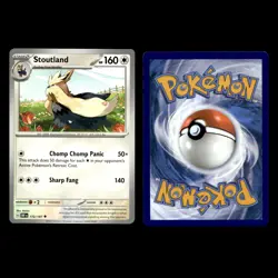 6x Stoutland V Lot 116 Sword Shield Crown Zenith Pokemon Cards Collection Set - Image 4