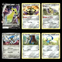 6x Aegislash V Lot 126 Sword Shield Vivid Voltage Pokemon Cards Collection Set - Image 1