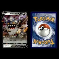 6x Galarian Perrserker V Lot 129 Sword Shield Lost Origin Pokemon Cards Set TCG - Image 3