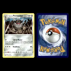 6x Galarian Perrserker V Lot 129 Sword Shield Lost Origin Pokemon Cards Set TCG - Image 4