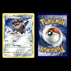 6x Galarian Perrserker V Lot 129 Sword Shield Lost Origin Pokemon Cards Set TCG - Image 5