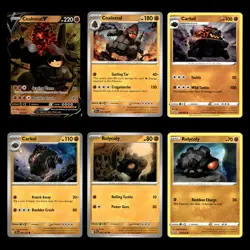 6x Coalossal V Lot 98 Sword Shield Vivid Voltage Pokemon Cards Collection Set - Image 1