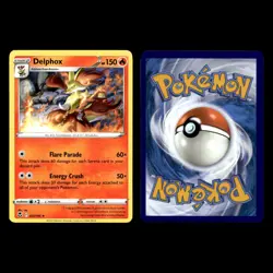 6x Delphox Lot 27 Sword Shield Silver Tempest Pokemon Cards Collection Set TCG - Image 4