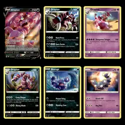 6x Drapion V Lot 118 Sword Shield Lost Origin Pokemon Cards Collection Set TCG - Image 1