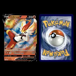 6x Cinderace V Lot 18 Sword Shield Shining Fates Pokemon Cards Collection Set - Image 3