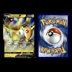 6x Ampharos V Lot 49 Sword Shield Vivid Voltage Pokemon Cards Collection Set TCG - Image 3