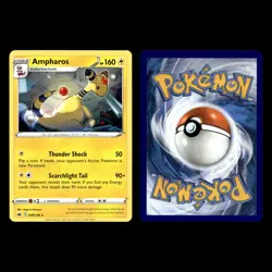 6x Ampharos V Lot 49 Sword Shield Vivid Voltage Pokemon Cards Collection Set TCG - Image 4