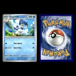 6x Quaquaval ex Lot 52 Scarlet Violet Series Paldea Evolved Pokemon Cards Set - Image 6